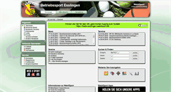 Desktop Screenshot of bwbv-esslingen.web4sport.de